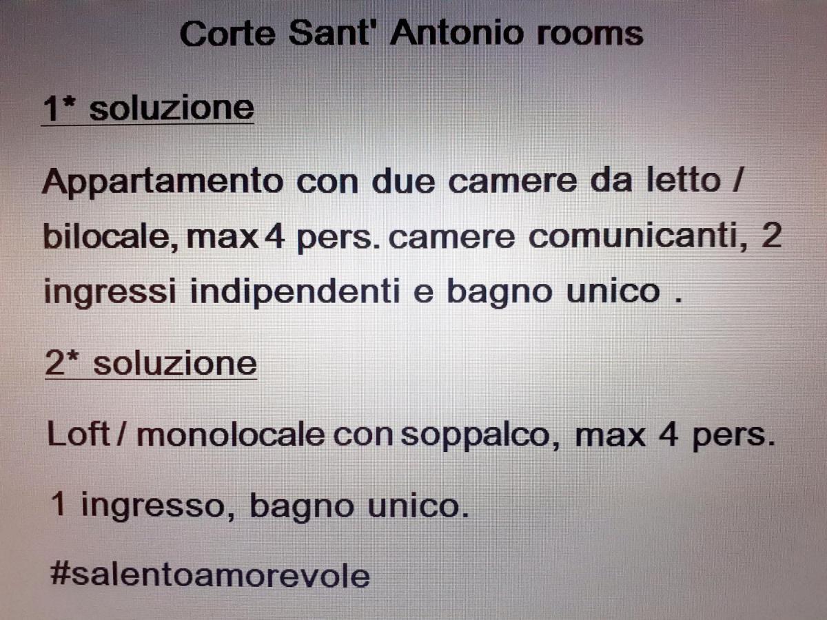 Corte Sant'Antonio Rooms Martano Zewnętrze zdjęcie